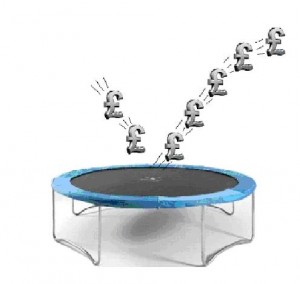 image of Raising funds with trampolines