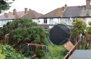 image of Tornado hits trampoline in Bognor Regis
